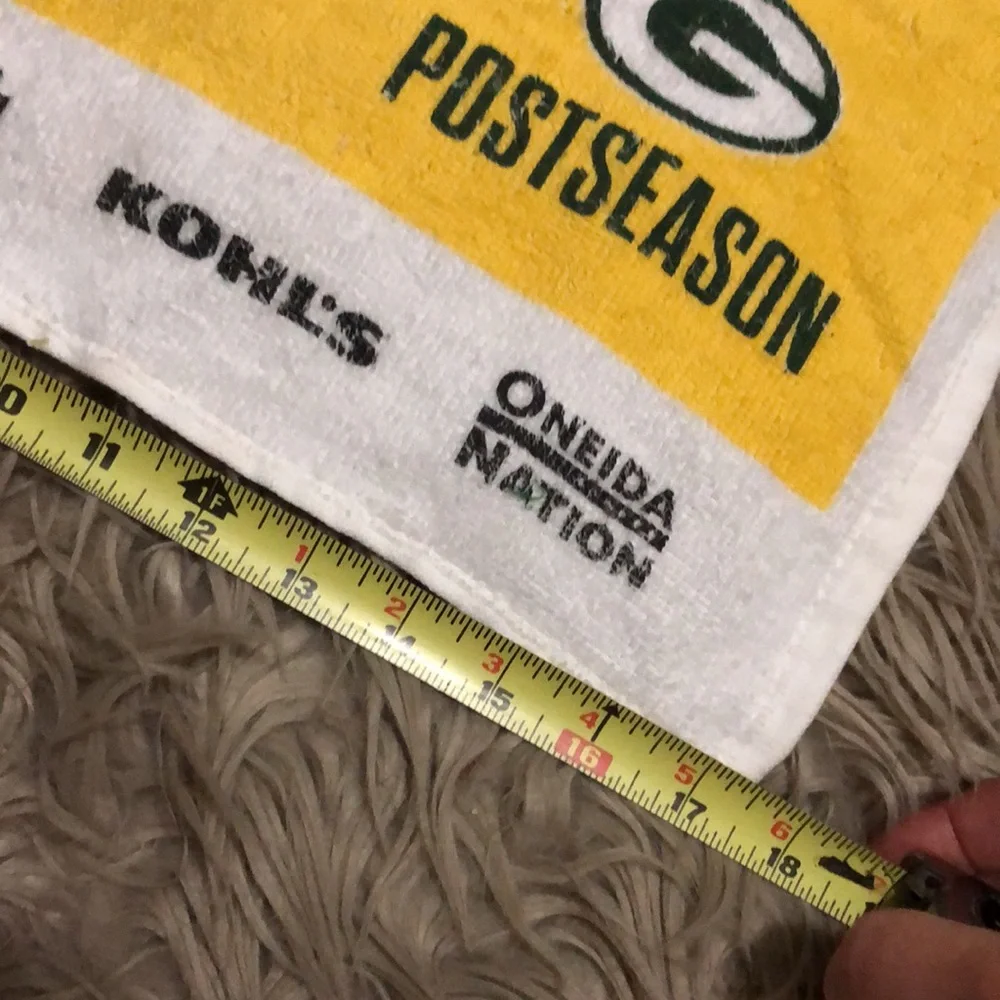 NWT Vintage 2015-Green Bay Packers Cotton “Golf” Towel-17x14-Kohl’s Dept Store